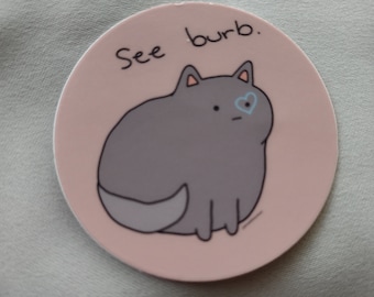Niedlicher Kitty Sticker Witzig