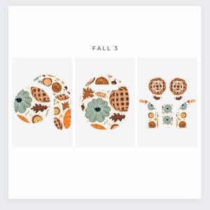Fall Cochlear Implant Stickers: Autumn Pumpkin Design