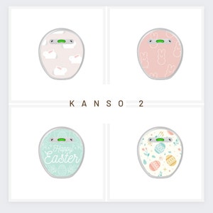 Easter/egg/pastel Cochlear Implant Skins for Kanso, Kanso 2, Osia 2, stickers