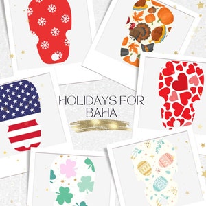 Holiday Cochlear Implant Stickers: Baha 5/6, Kanso Skins