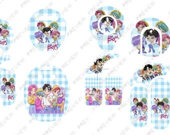 Adesivo per impianto cocleare / Vinile ispirato al K-Pop / Decalcomania impermeabile per impianto cocleare