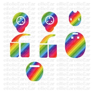 Adesivos para implante coclear Rainbow: Nucleus, Osia, Sonnet, Kanso