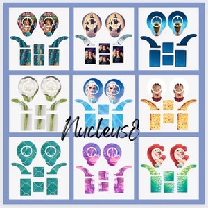 Cochlear Implant Skins for Nucleus 8, Nucleus 7, Sonnet 2, AB Marvel, stickers, princess, image 1