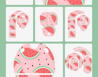 Watermelon, summer, dinosaurs, strawberry, lemon, bee, sun, Cochlear Implant Skins for Nucleus 8, Nucleus 7, Osia 2, Kanso 2, Sonnet 2, Baha