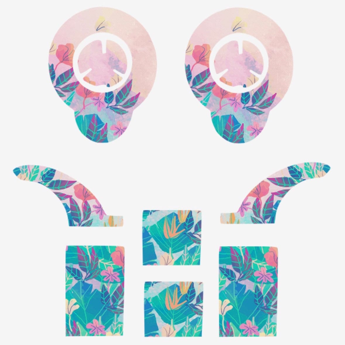Floral Cochlear Implant Skins for Nucleus 7, Nucleus 8, AB Marvel ...