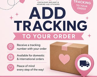 Add Tracking to EllieEar Sticker Order (Domestic & International)