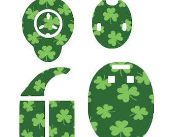 St. Patrick's Day Clover Shamrock  Irish Cochlear Implant Stickers: Nucleus, Sonnet, Kanso 2/3