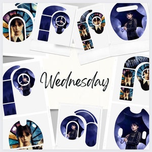 Wednesday Cochlear Implant Stickers: N7, N8, Osia 2, Kanso 2