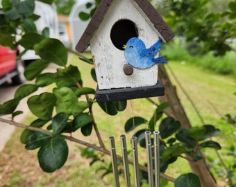 Birdhouse Windchime mini