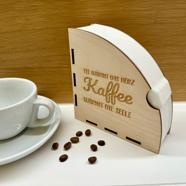 Papier filtre à café Hario V60 porte-filtre personnalisable - cadeau idéal pour les amateurs de café