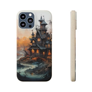 Watercolor Spooky Hollow Biodegradable Phone Cases