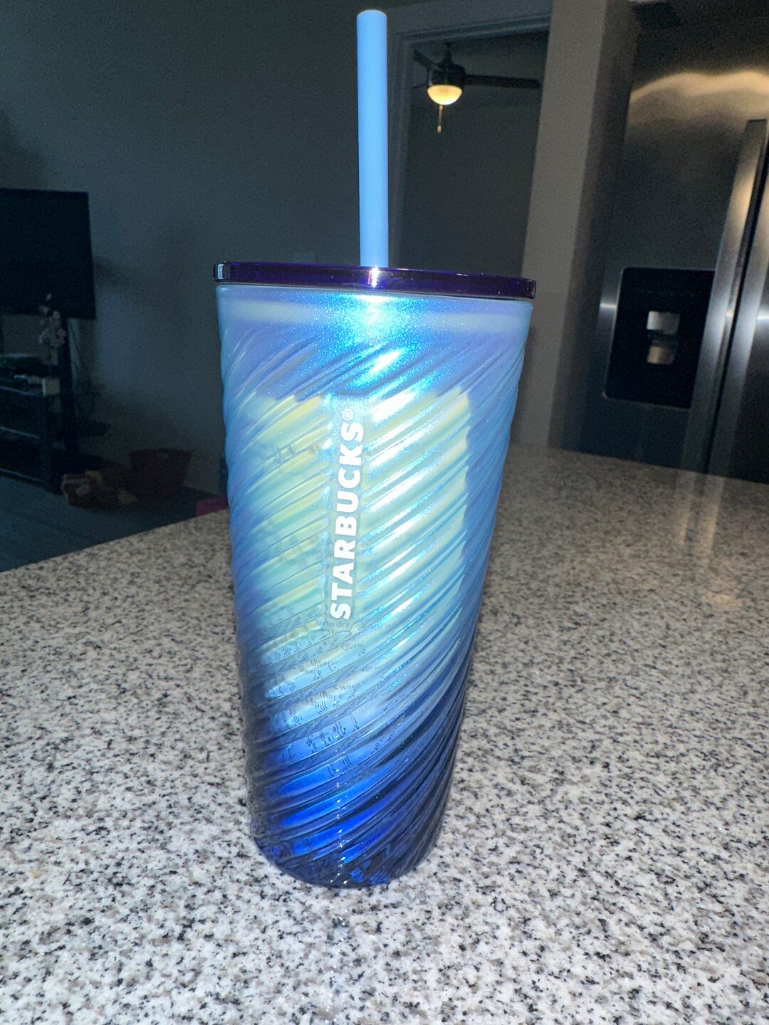 Blue Starbucks Cup Etsy