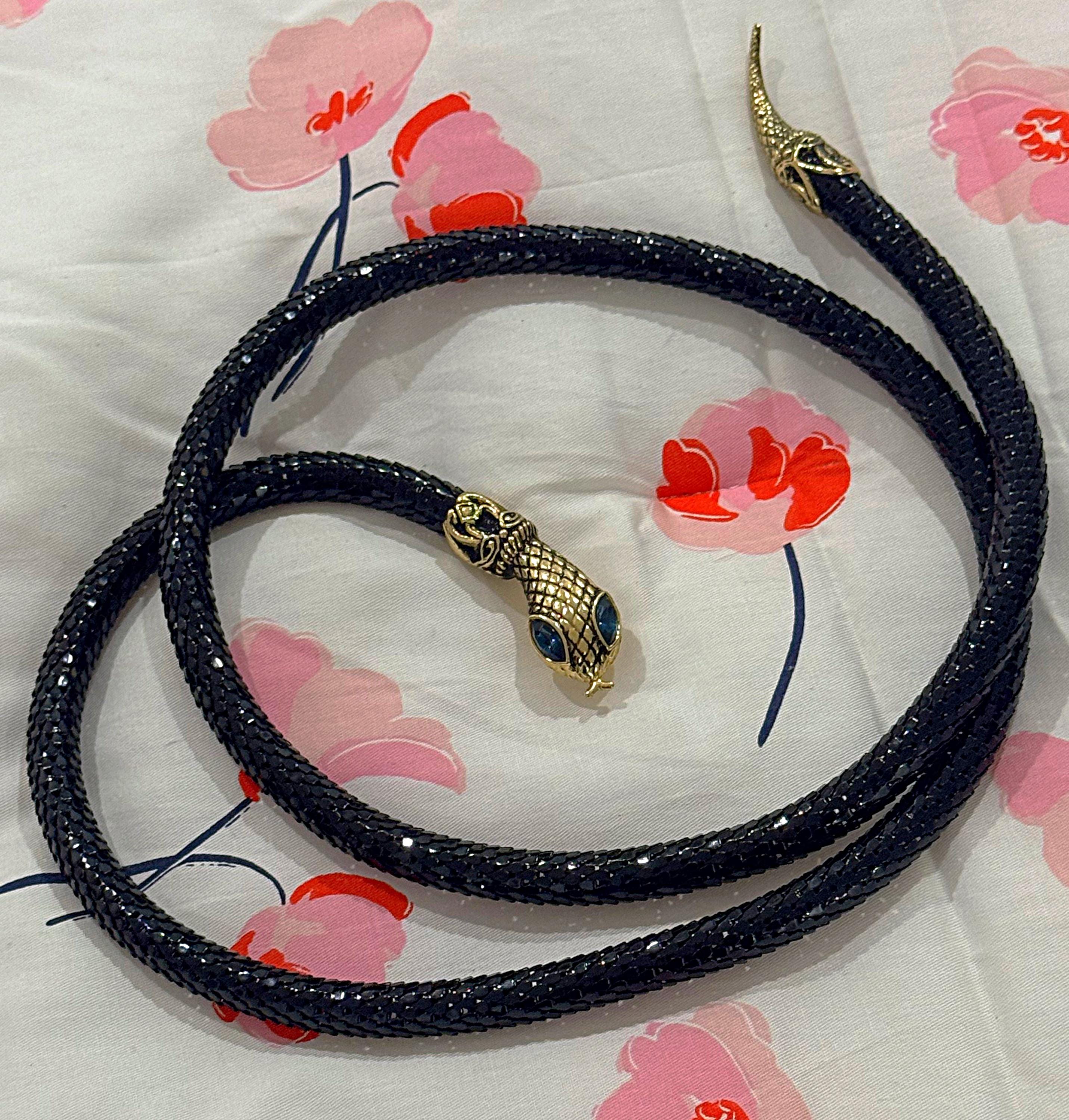 Vintage Whiting & Davis Snake Bracelet - Etsy