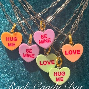 Custom Valentine Handmade Heart Necklace Valentine Customizable Jewelry Gift for Valentine with Love Romantic Jewelry for Her Personalized