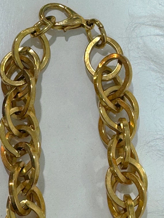 Vintage Chunky Gold Chain Necklaces Gold Chain Ne… - image 3