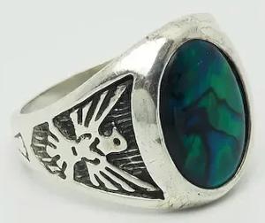 Vintage Navajo Thunderbird Rings – 1970s Sterling Silver With