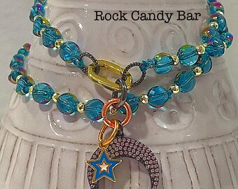 Build Your Own Charm Necklace | Personalized Carabiner Necklace or Bracelet | Custom Charm Jewelry | Handmade by Renée's Candy Bar