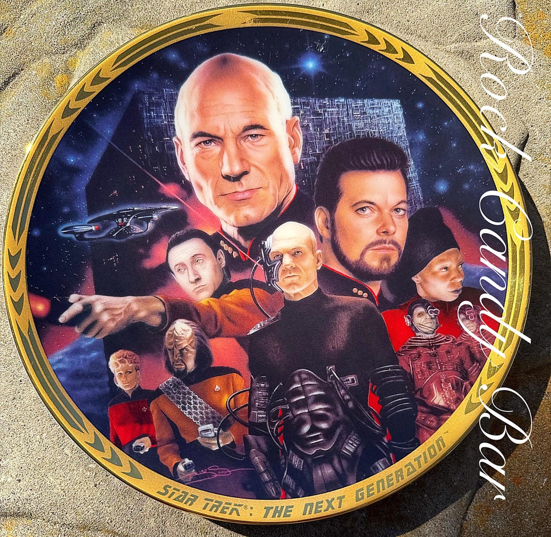 Vintage Star Trek Gold-rimmed Plate Set — the Hamilton Collection ...