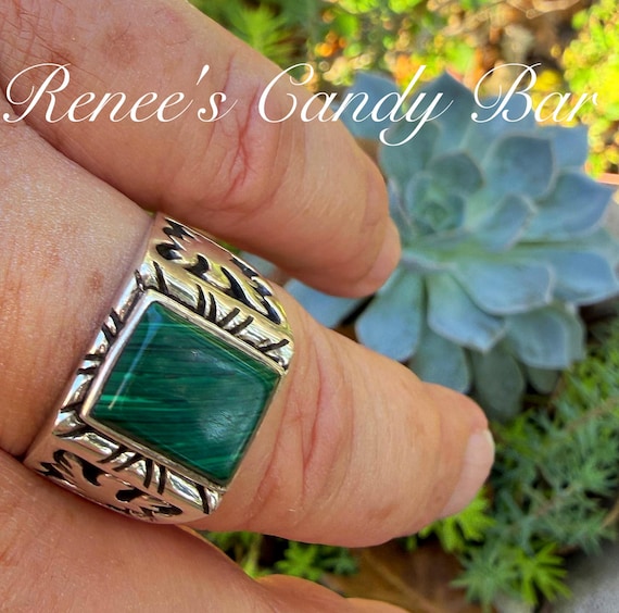 Vintage Navajo Thunderbird Rings – 1970s Sterling Silver With