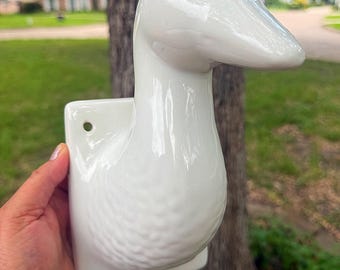 Vintage Goose Collection | 1970s Ceramic Jars, Crock & Cookie Jar | Whimsical Country Kitchen Décor | Cozy Holiday Gift Idea