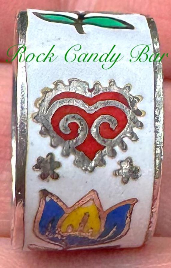 Vintage 70s band ring - Gem