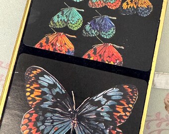 Vintage Boxed Playing Cards Butterfly Dual Deck Congress One