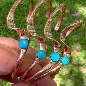 Vintage Native American Copper Thunderbird Cuff Bracelet