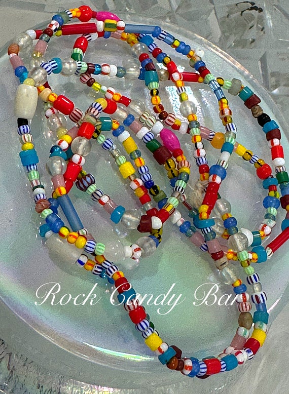 Vintage Trade Beads Colorful African Trade Bead Ne