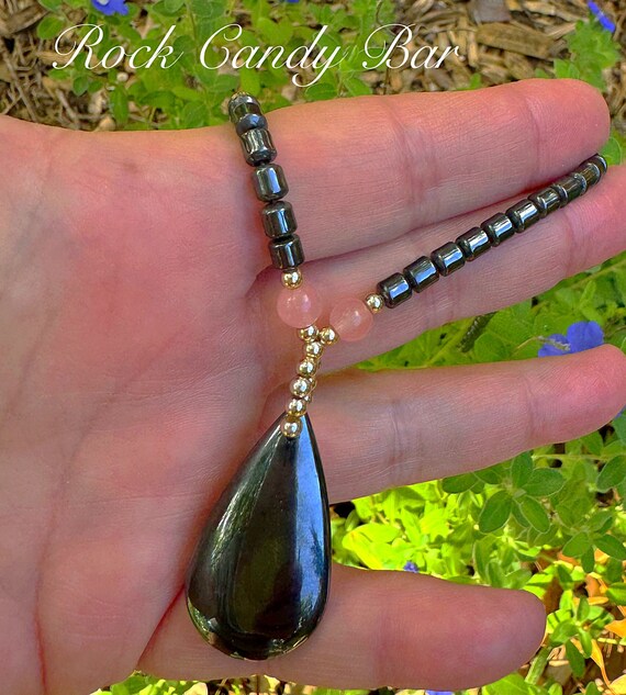 Black Hematite Beaded Necklaces