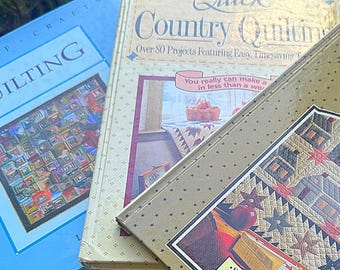 Conjunto de Presente Vintage para Quilters – 3 Livros Clássicos de Quilting com Moldes e Projetos, The Candy Library, Pronto para Presentear, Frete Grátis para os EUA