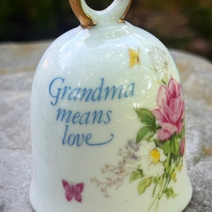 Porseleinen klokken Vintage schattige klokken Bloemencadeaus oma Zoete vintage cadeaus voor haar Dinnerbel Leuke landelijke keukeninrichting Victoriaans huis