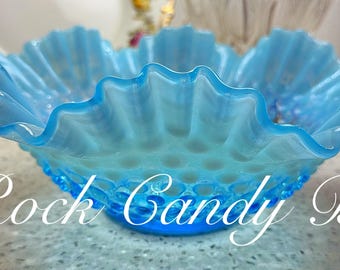 Vintage Blue Glass Collection Choose Your Favorite Antique & Vintage Blue Glass | Bowls, Trays, Pitchers Decorative Glass