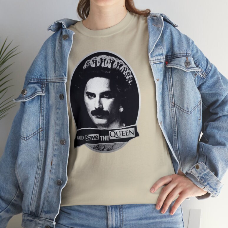 God Save the Queen Band Freddie Mercury Shirt for Women Unisex for