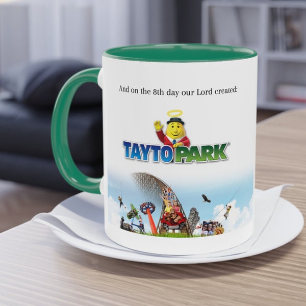 The Lord Created Tayto Park, Ireland Mug, Funny Ireland Gifts for Her, Ireland Lover, Fan, Birthday, Coffee Mug, Theme Park