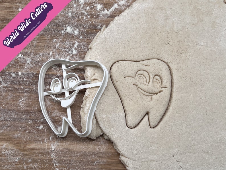 Cookie Cutter Smiling Tooth Healthy Teeth Dentist Cookie Cutters Free