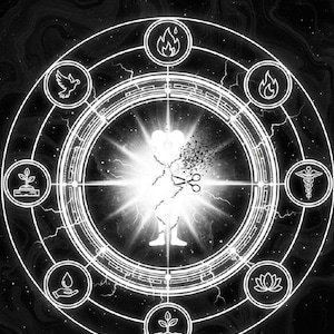 Taglio del cordone, incantesimo di guarigione