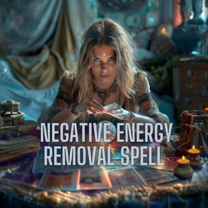 Negative energy , Removal Spell -  Negative removal Ritual -- Remove All Negativity and Effects - Remove Harmful energies - Cleansing