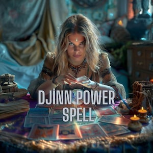 Djinn Power Spell - Manifestation of Your Desires - Removal of Obstacles - Empowerment and Strength