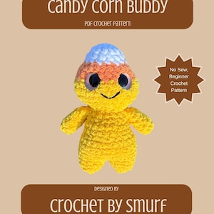 Candy Corn Buddy Crochet Pattern (PDF)