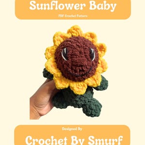 Sunflower Baby, zonnebloem, pdf, haakpatroon