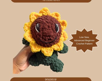 Sunflower Baby, Sonnenblume, PDF, Häkelanleitung