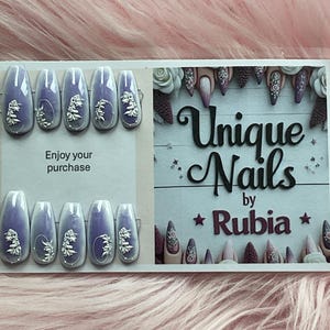 Handmade press on nails set