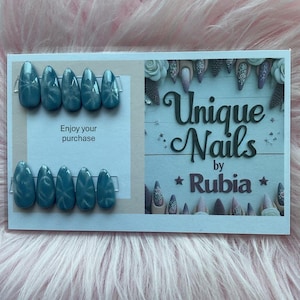 Handmade press on nails set