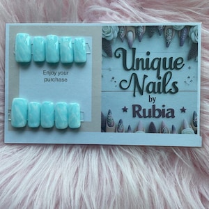 handmade press on nails set