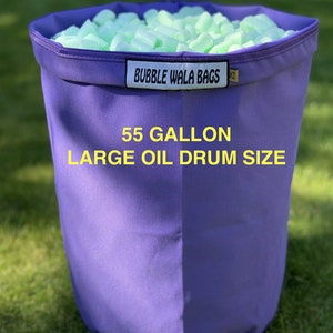 55 gallon bubble 5 bag kit - Extra Large Oil Drum Size