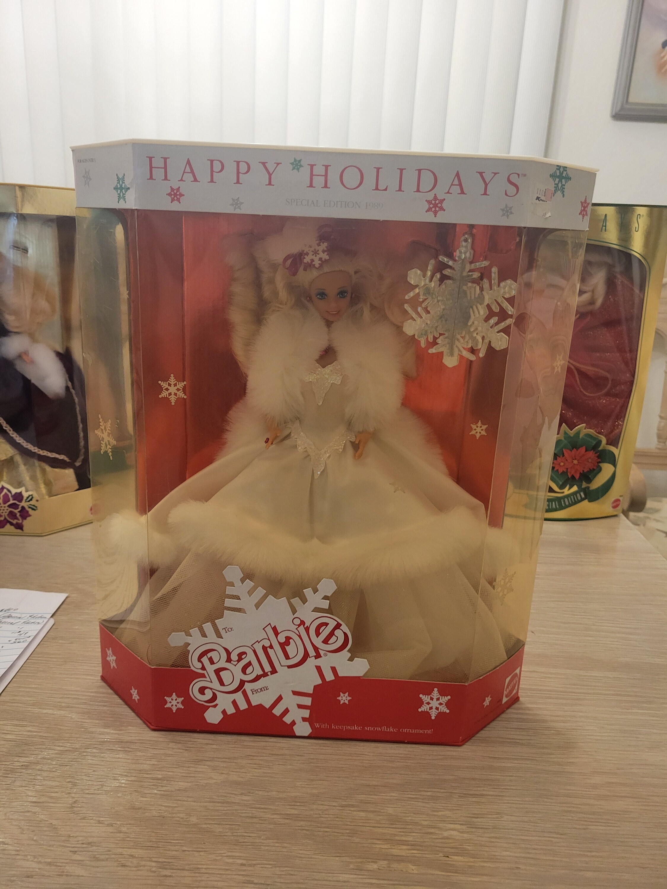 Vintage 1989 Happy Holidays Special Edition Barbie (never Opened