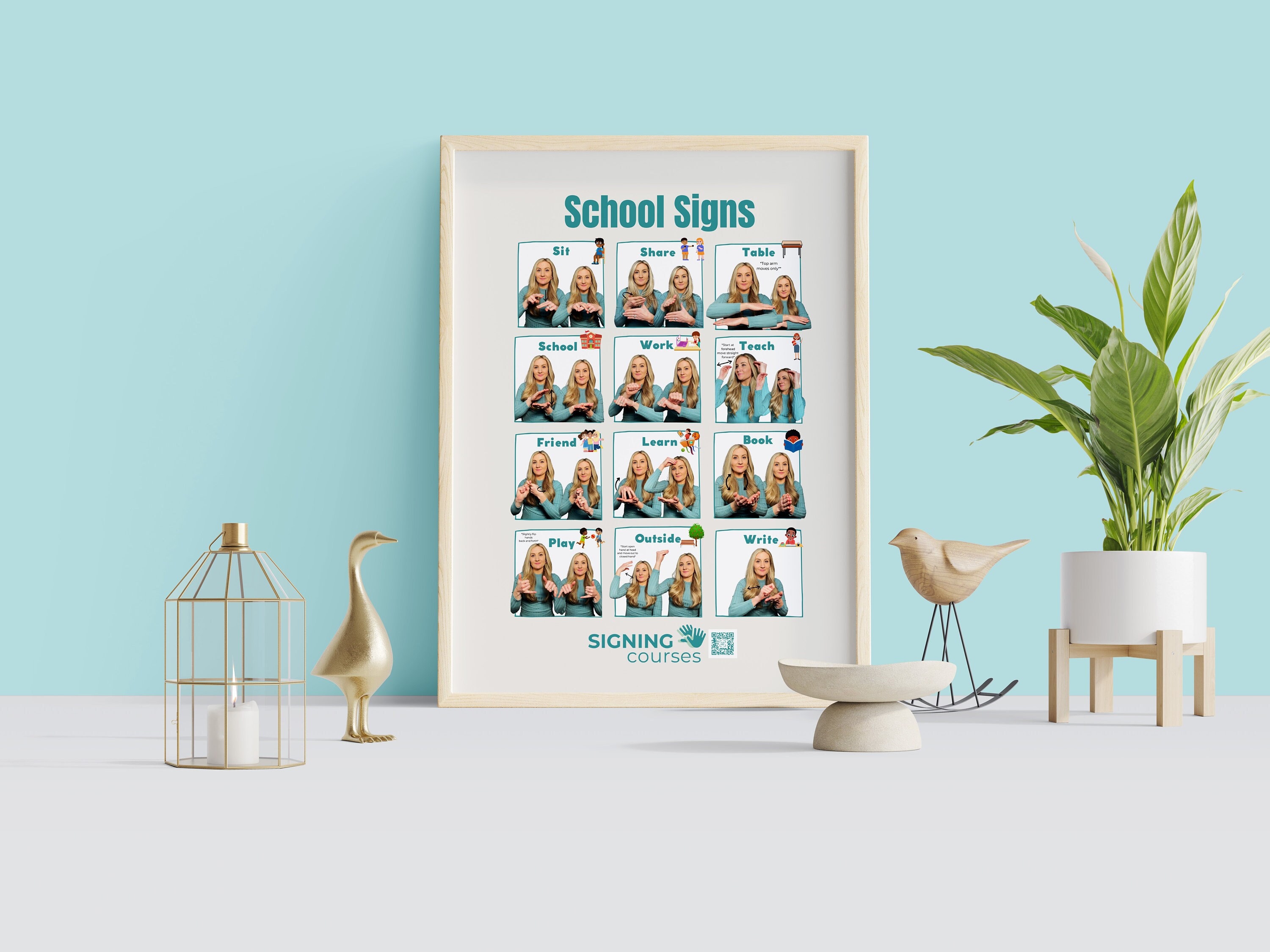 Printable Asl School Signs