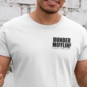 Camiseta de Dunder Mifflin, Dunder Mifflin Paper Company Inc, camiseta del programa de televisión de American Office, The Office US