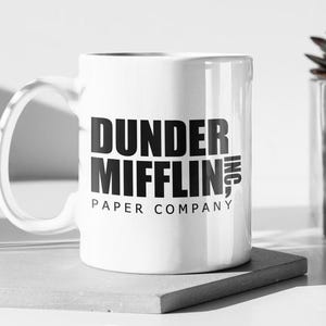 Dunder Mifflin Mug - The Office US TV Show, The Office Gifts, Birthday Gift for fans of The Office, Christmas Gift, Secret Santa