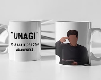 Friends TV Show Mug: Ross Geller 'Unagi' Quote, Funny Gift